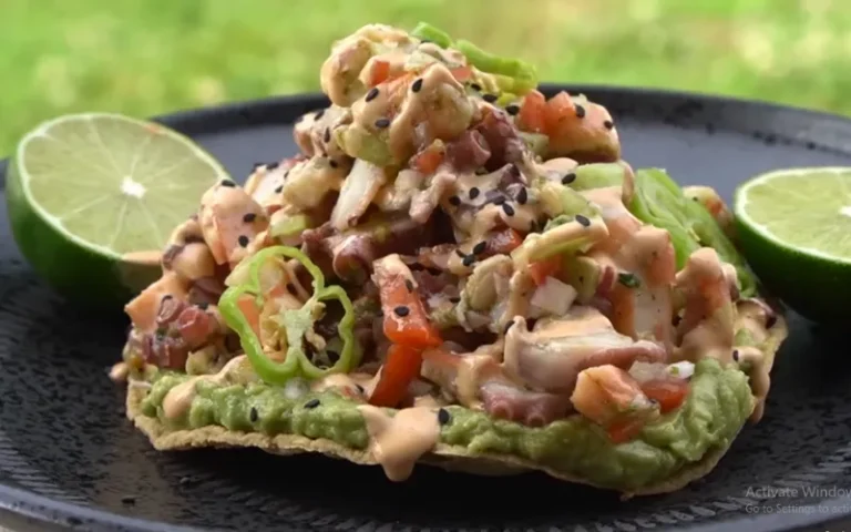 Tostadas De Ceviche: A Crunchy Delight for Your Taste Buds