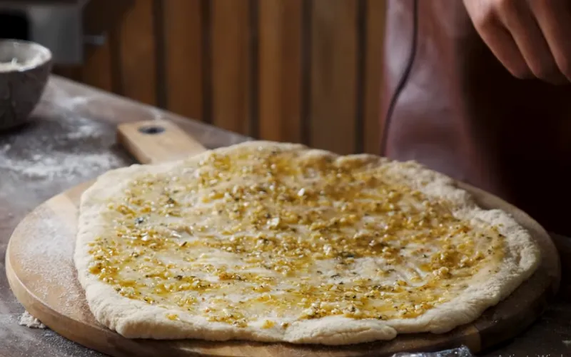 Bruschetta Pizza - A Slice of Mediterranean Magic made at home